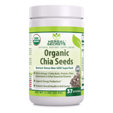 Herbal Secrets Premium Quality Organic Chia Seeds 1 Lbs