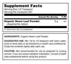 Herbal Secrets Organic Neem Powder 2 Lb 16 Ounces - herbalsecrets