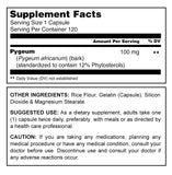 Herbal Secrets Pygeum Extract 100 Mg 120 Capsules - herbalsecrets