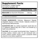 Herbal Secrets Quercetin 500 Mg 120 Vegetarian Capsules - herbalsecrets