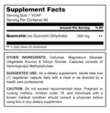 Herbal Secrets Quercetin 500 Mg 60 Veggie Capsules - herbalsecrets