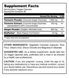 Herbal Secrets Turmeric Curcumin & Ginger With BioPerine 180 Veggie Capsules