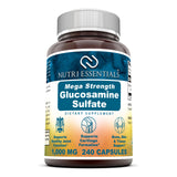 Nutri Essentials Mega Strength Glucosamine Sulfate 1000 Mg 240 Capsules