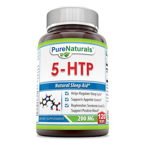Pure Naturals 5 HTP 200 Mg 120 Vegetarian Capsules