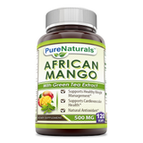 Pure Naturals African Mango 500 Mg 120 Veggie Capsules
