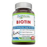 Pure Naturals Biotin 10,000 Mcg 400 Capsules