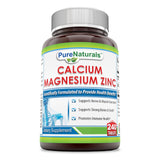 Pure Naturals Calcium Magnesium Zinc 240 Tablets