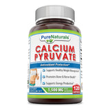 Pure Naturals Calcium Pyruvate 1500 Mg 120 Capsules