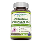 Pure Naturals Echinacea & Goldenseal Root 450 Mg 120 Capsules
