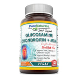 Pure Naturals Glucsamine Chondroitin & MSM 120 Tablets