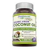 Pure Naturals Coconut Oil 1000 Mg 180 Softgels