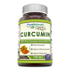 Pure Naturals Curcumin 700 Mg 120 Veggie Capsules