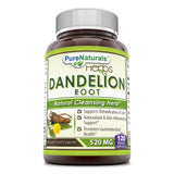 Pure Naturals Dandelion Root 520 Mg 120 Veggie Capsules