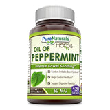 Pure Naturals Oil Of Peppermint 50 Mg 120 Softgels