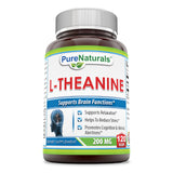 Pure Naturals L Theanine 200 Mg 120 Veggie Capsules