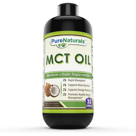 Pure Naturals Mct Oil 16 Oz