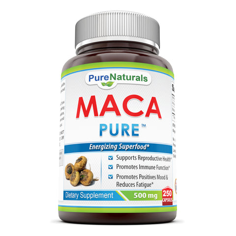 Pure Naturals Maca 500 Mg 250 Capsules