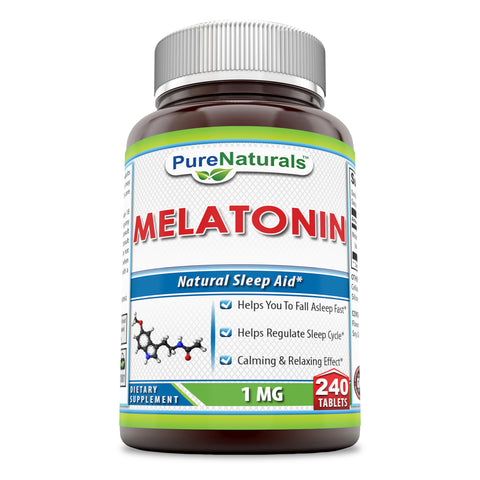 Pure Naturals Melatonin 1 Mg 240 Tablets