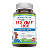 Pure Naturals Red Yeast Rice 1200 Mg 120 Capsules