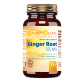 Sun Pure Plain Ginger Root 550 Mg 120 Capsules