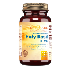 Sun Pure Holy Basil 500 Mg 120 Capsules