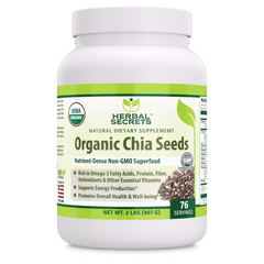 Herbal Secrets Organic Chia Seeds Nutrient 2 Lbs - herbalsecrets