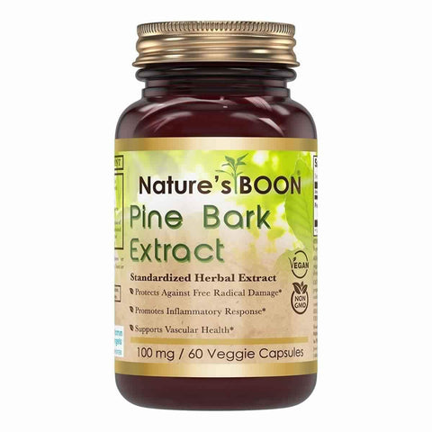 Nature's Boon Pine Bark Extract 100 Mg 60 Veggie Capsules