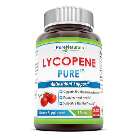 Pure Naturals Lycopene 10 Mg 240 Softgels