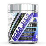 Amazing Muscle BCAA 3:1:2 Branched Chain Amino Acid Ratio 0.94 Lbs container with Approx 60 servings Raspberry Flavor