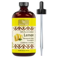 Beauty Aura Lemon Essential Oil 8 Fl Oz