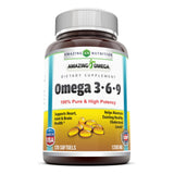 Amazing Omega 3.6.9 - 1200 mg, 120 Softgels