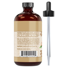 Beauty Aura Ginger Essential Oil 4 Fl Oz 118 Ml