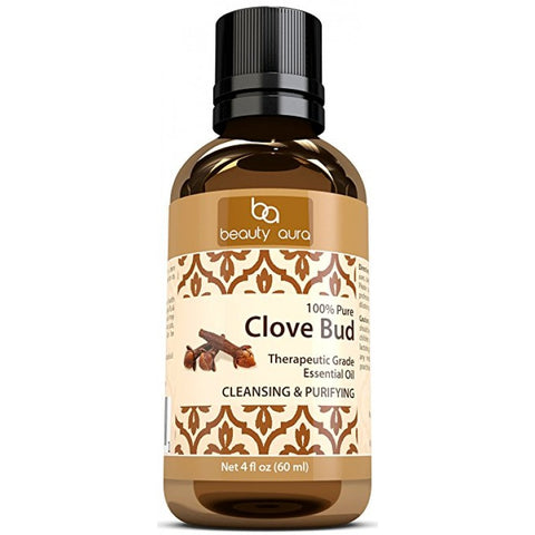 Beauty Aura Clove Bud Essential Oil 4 Fl Oz