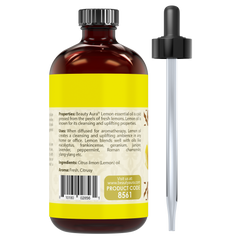 Beauty Aura Lemon Essential Oil 8 Fl Oz