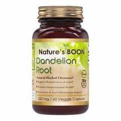 Nature's Boon Dandelion Root 520 Mg 60 Veggie Capsules