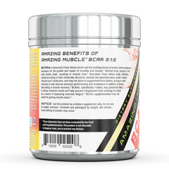 Amazing Muscle BCAA - 3:1:2 Branched Chain Amino Acid Ratio – 0.94 lbs. container with Approx. 60 servings (Cherry Lemonace Flavors)