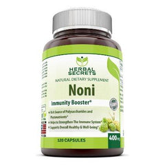 Herbal Secrets Noni 400 Mg 120 Capsules - herbalsecrets