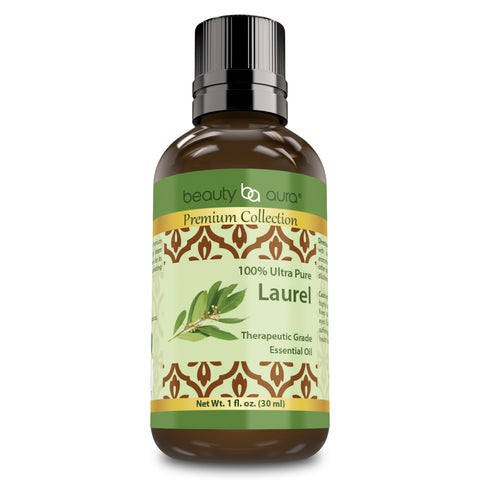 Beauty Aura Premium Collection Laurel Essential Oil 1 Fl Oz