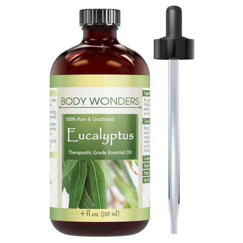 Body Wonders Eucalyptus Essential Oil 4oz 118ml