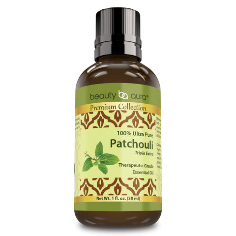 Beauty Aura Premium Collection Patchouli Essential Oil 1 Fl Oz