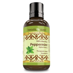 Beauty Aura Premium Collection Peppermint Essential Oil 1 Fl Oz