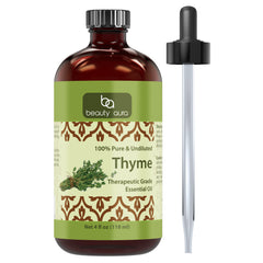 Beauty Aura Thyme Essential Oil 4 Fl Oz 118 Ml