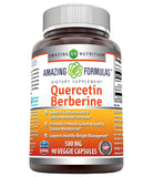 Amazing Formulas Quercetine Berberine 500 Mg 90 Veggie Capsules