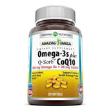 Amazing Omega  3s Plus Qsorb Coq10 - 120 Softgels