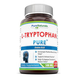 Pure Naturals L-Tryptophan Dietary Supplement 500 Mg 120 Capsules