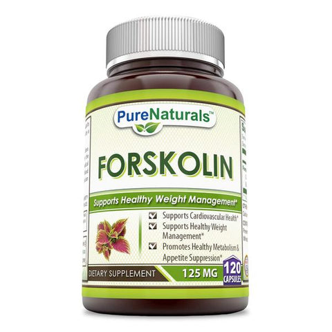 Pure Naturals Forskolin Extract 125 Mg 120 Capsules