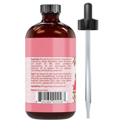 Beauty Aura Geranium Essential Oil 4 Fl Oz 118 Ml