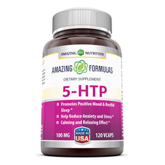 Amazing Formulas 5 HTP Supplement 100 Mg 120 Veggie Capsules