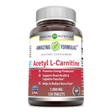 Amazing Formulas Acetyl L Carnitine 1000 Mg 120 Tablets