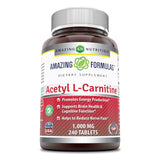 Amazing Formulas Acetyl L Carnitine 1000 Mg 240 Tablets